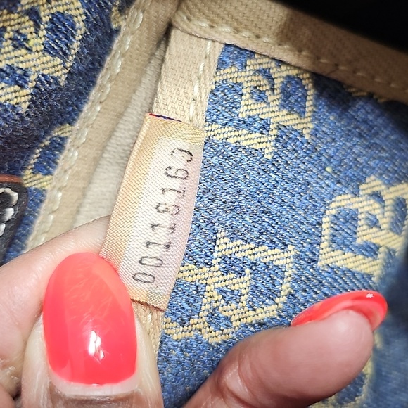 Dooney & Bourke Denim Monogram Handbag - Picture 14 of 14